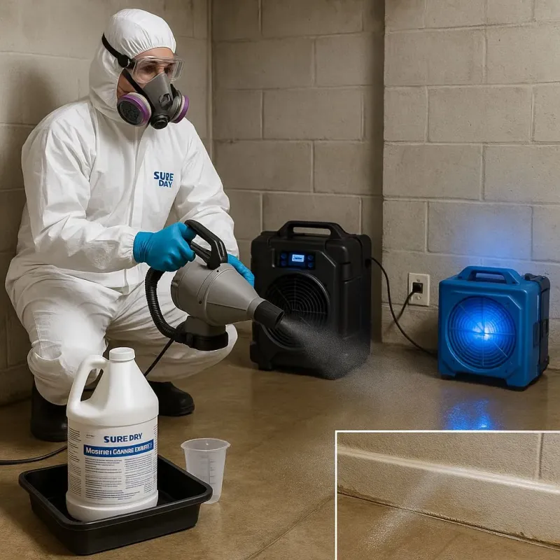 Sanitization and Odor Removal process in Cedar Rapids, IA