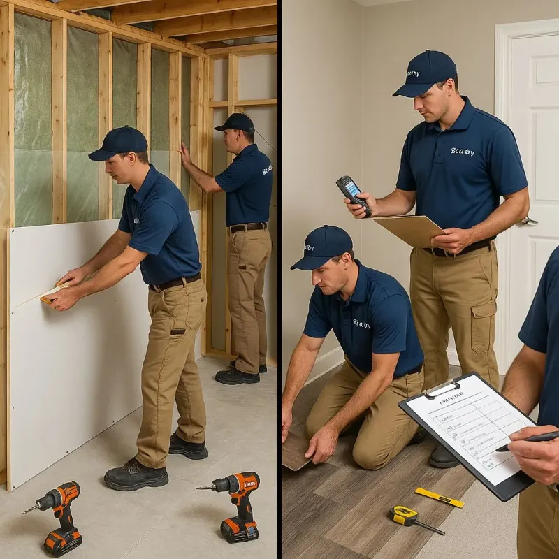 Repairs and Reconstruction process in Cedar Rapids, IA